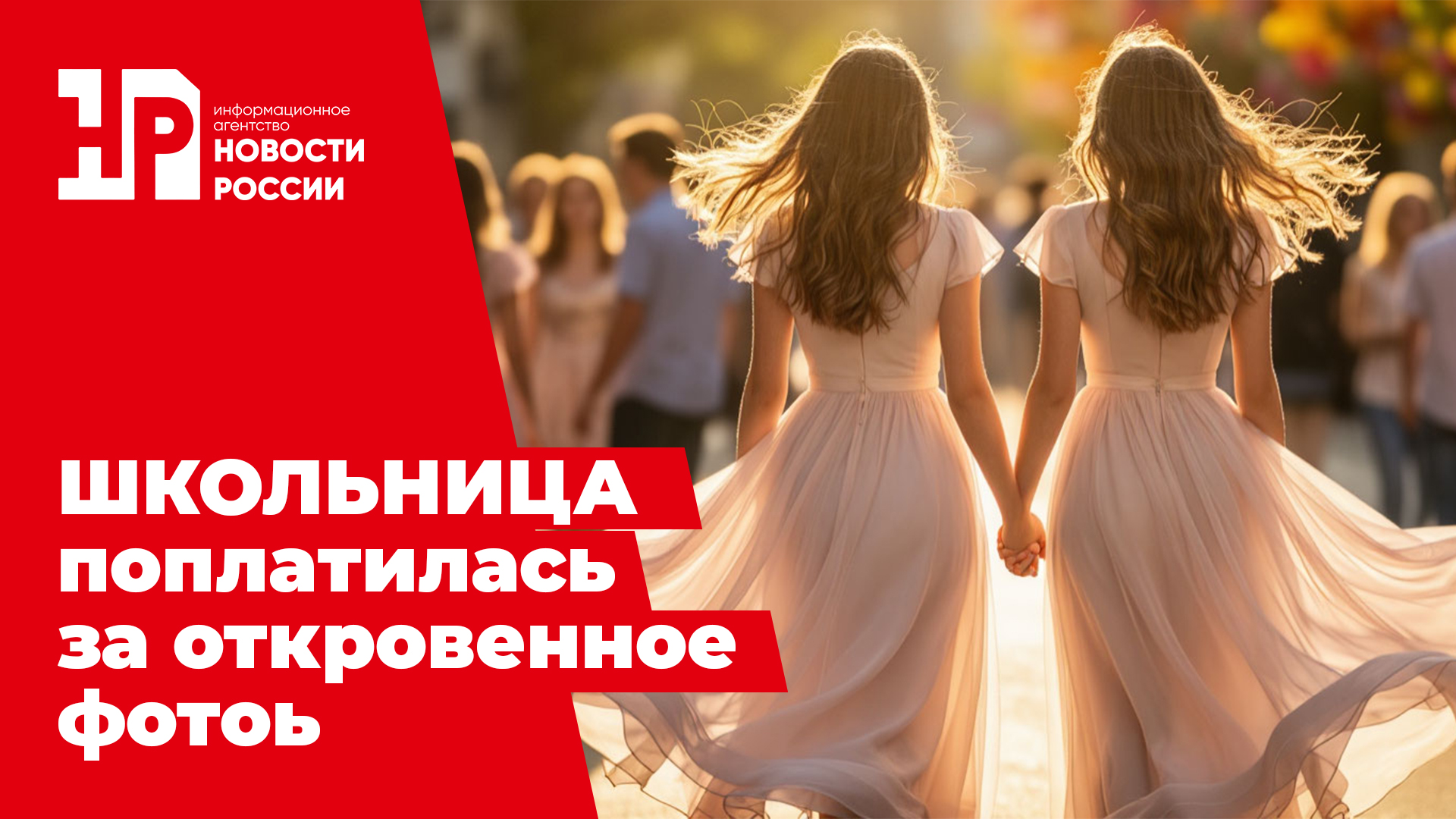 Видео 2 Школьница новость — красный