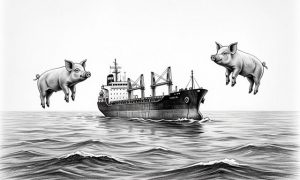 Беспилотник атаковал сухогруз Турции в Черном море. * Боевые поросята заблудились